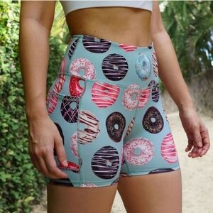 Muscles & Donuts Donut Shorts Blue Medium